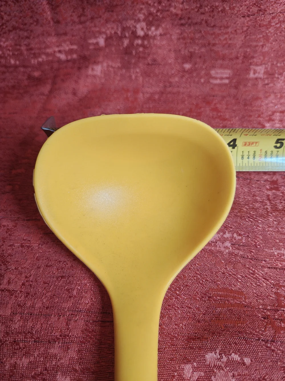Yellow Silicone Ladle for Home Parties